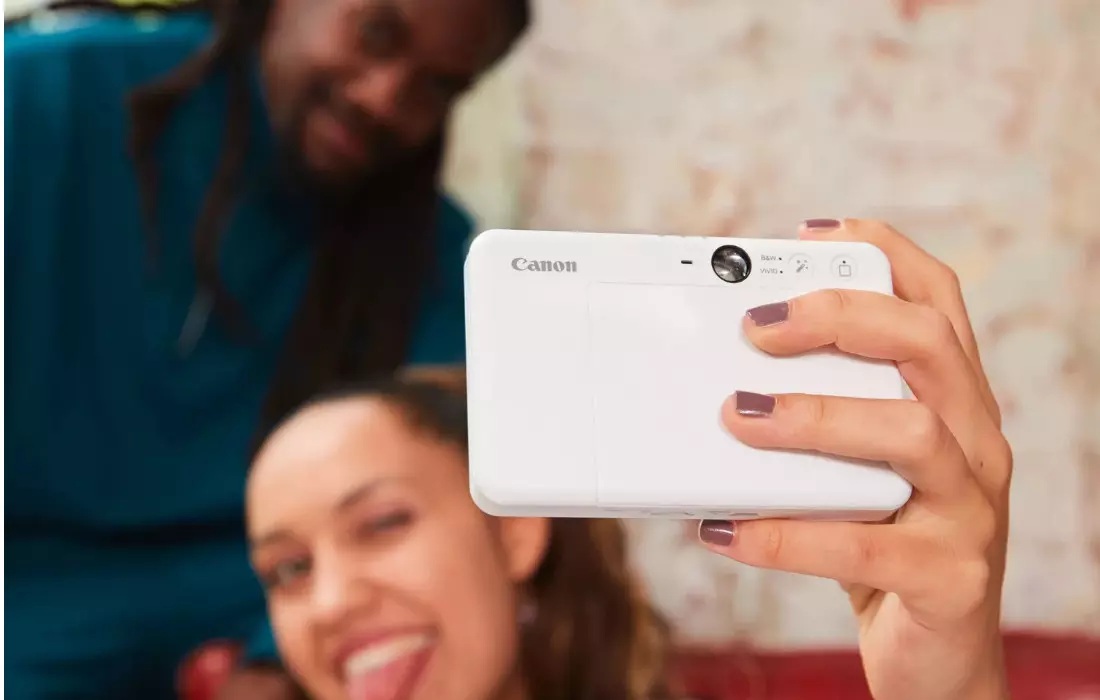 Aparat natychmiastowy z funkcją drukowania Canon Zoemini S2 Biały